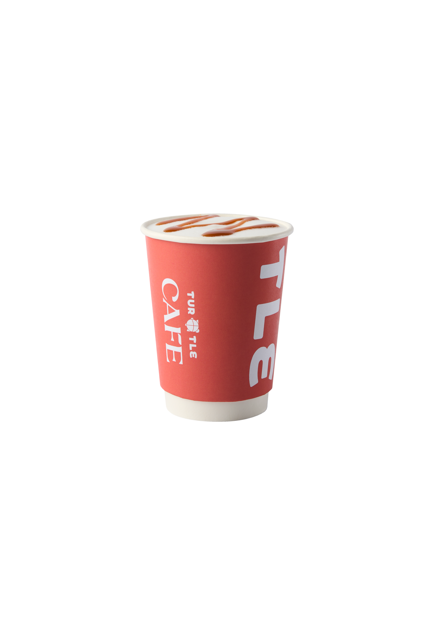 เทอร์เทิล คาราเมลมัคคิอาโตร้อน 12oz