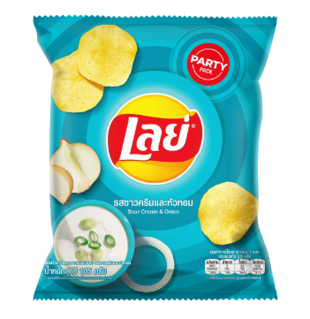 เลย์มันฝรั่งแผ่นเรียบซาวครีม 69g
