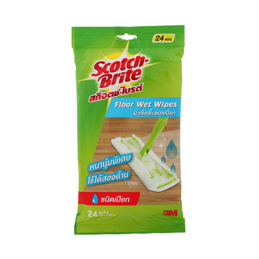 สก๊อตช์ไบรต์ผ้าถูพื้นชนิดเปียกขนาด 28.5X22cmx24