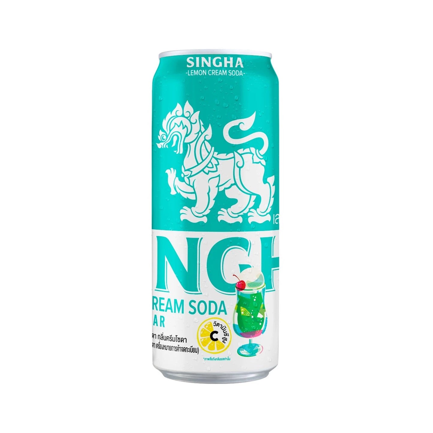 สิงห์ครีมโซดาเลมอน 330ml