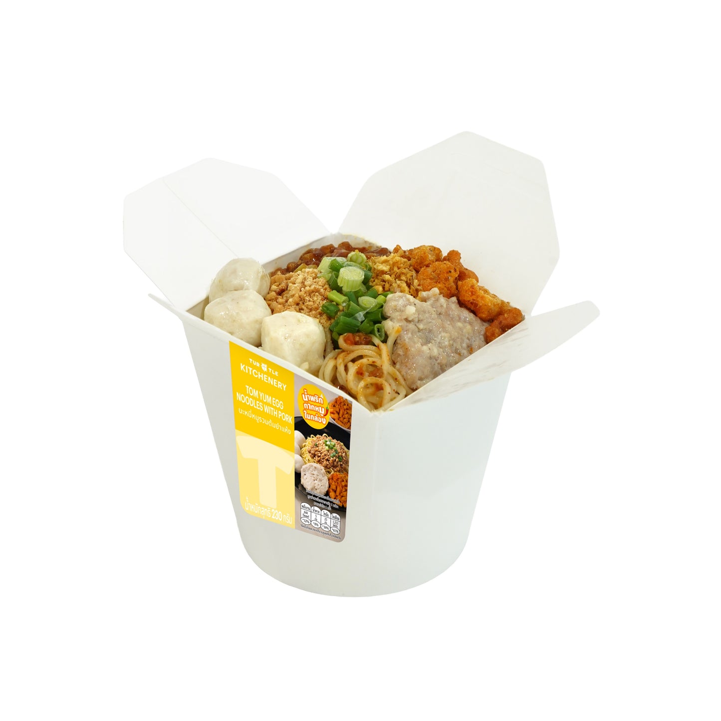 เทอร์เทิล บะหมี่หมูรวมต้มยำแห้ง 230g