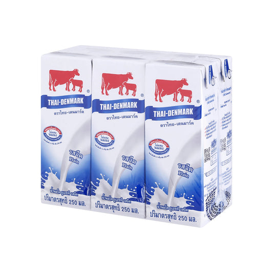 ไทยเดนมาร์คนมยูเอชทีรสจืด 250ml x6