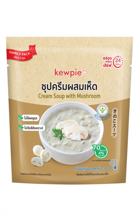 คิวพีซุปครีมผสมเห็ด 170กรัม