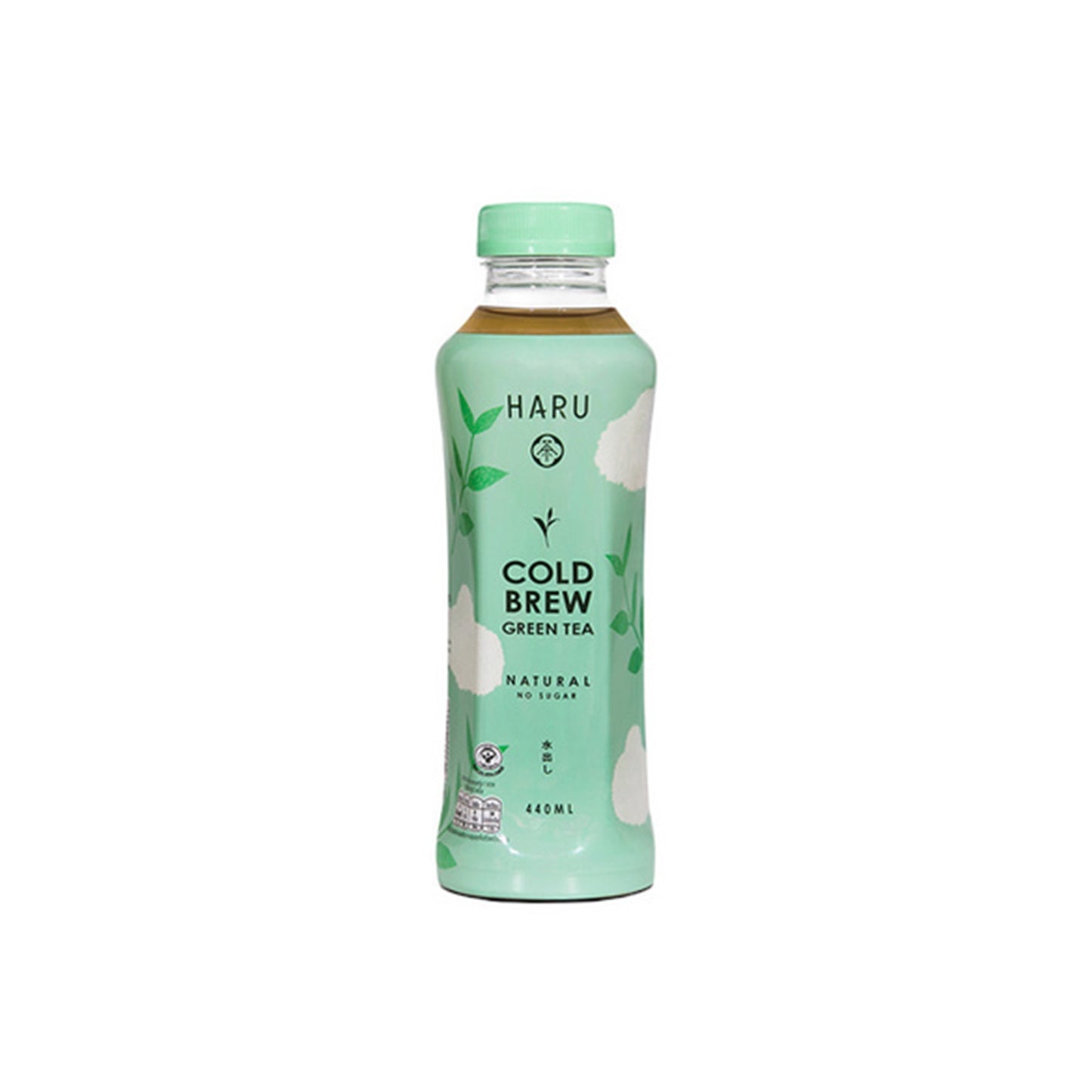 ฮารุฉะน้ำชาเขียวสกัดเย็นสูตรไม่มีน้ำตาล 440ml