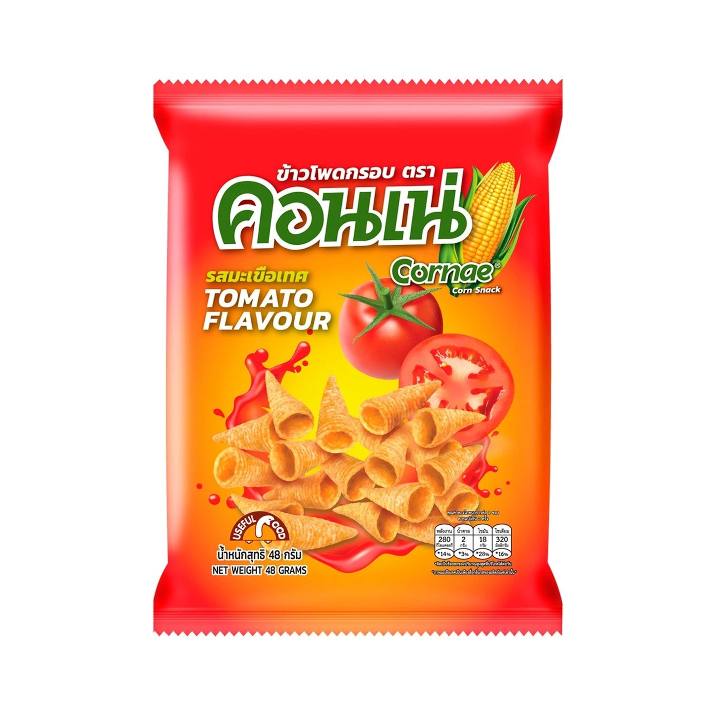 คอนเน่ข้าวโพดกรอบรสมะเขือเทศ 48g