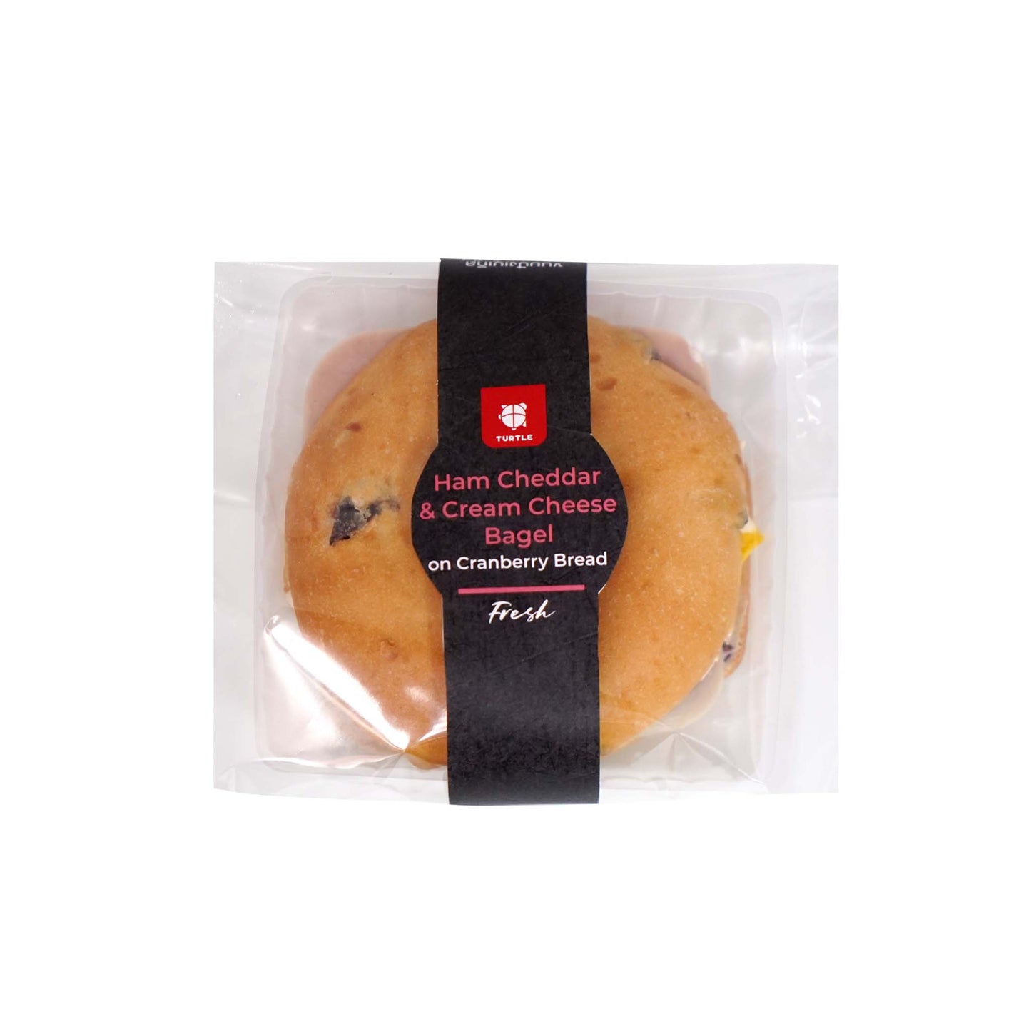 ขนมปังเบเกิลแฮม เชดด้าชีส และครีมชีส 120g