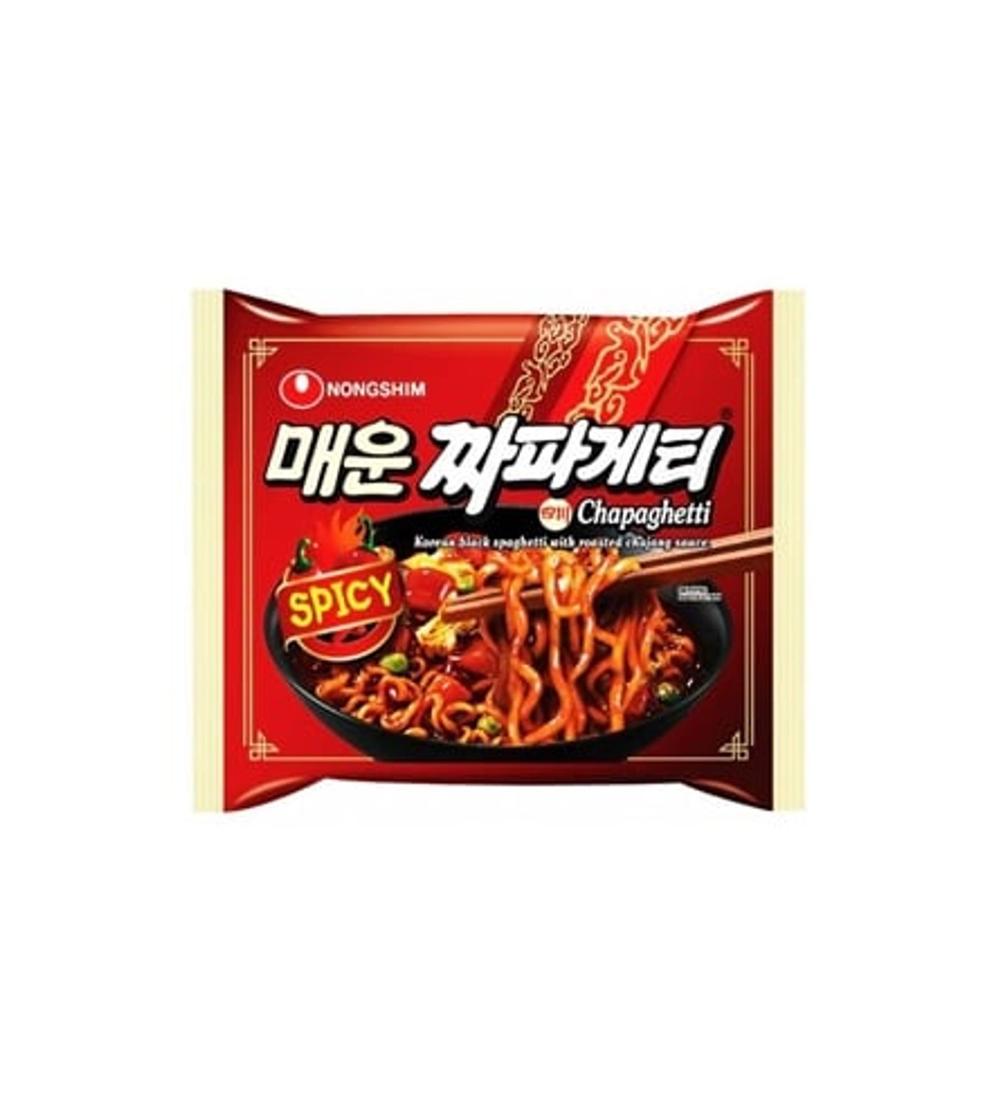 นงชิมบะหมี่กึ่งสำเร็จรูปรสซอสถั่วดำชนิดเผ็ด 137g