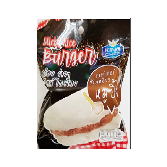 คิงเชฟ เบอร์เกอร์ข้าวเหนียวหมูปิ้ง 125g
