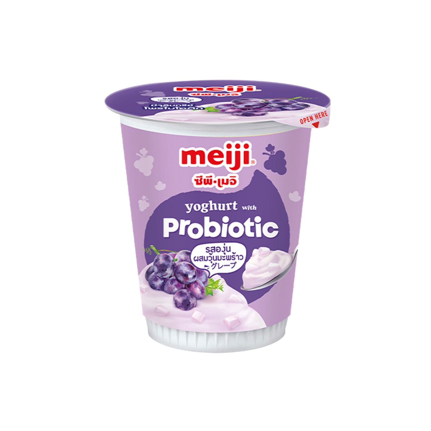 เมจิโยเกิร์ตรสองุ่นผสมวุ้นมะพร้าว 135g
